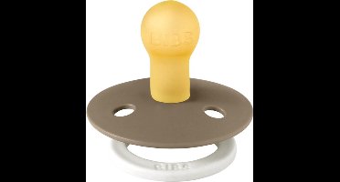 BiBs Glow In The Dark Fopspeen - Rond - Flow Pack - 18+ Mnd - Oak