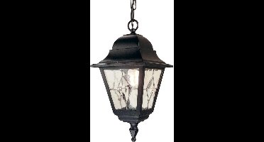 Elstead Lighting LED Buiten Hanglamp Norfolk | 1X E27 Max 60W | IP44 | Dimbaar | Black