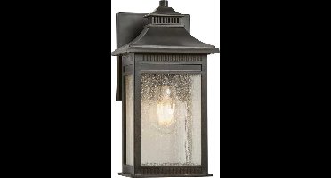 Bohemian Wandlamp - Steady Lighting - Kunststof - Bohemian - E27 - L: 13.9cm - Voor Buiten - Woonkamer - Eetkamer - Brons