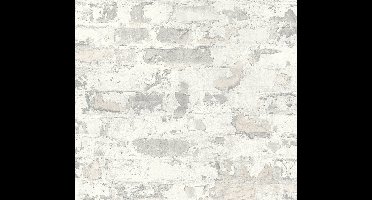 STEEN EN BETONLOOK BEHANG | industrieel - Grijs Wit - A.S. Création Elements 2
