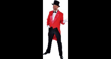 Magic Design Slipjas Cabaret Heren Polyester Rood Maat M