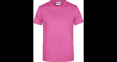 James And Nicholson Heren Ronde Hals Basic T-Shirt (Roze)