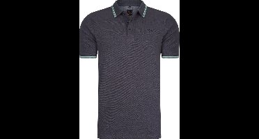 Mario Russo Polo shirt Edward - Polo Shirt Heren - Poloshirts heren - Katoen - Antraciet