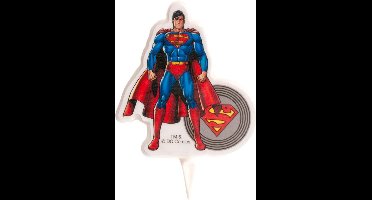 Verjaardagskaars Superman™ - Feestdecoratievoorwerp