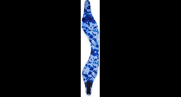 Hoofdband zwemmen tie dye Blauw