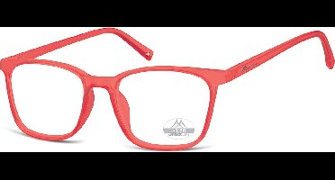 Montana Leesbril MR56 Rood Sterkte +2.50