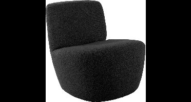 Leitmotiv Stoel Chair Ada - Zwart - 71x65x68cm - Scandinavisch - Woonkamer - Slaapkamer