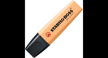 STABILO BOSS ORIGINAL - Markeerstift - Pastel - Zacht oranje - Doos 10 Stuks