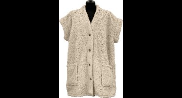 MAE - Bodywarmer - 78x87 cm - Teddy - Heerlijk warm - Zonder mouwen - Cadeautip