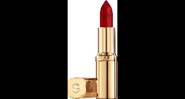 L’Oréal Paris Color Riche Satin 300 Le Rouge Paris Lippenstift - Verzorgende Lipstick - Formule verrijkt met arganolie - Rood - 4,54gr