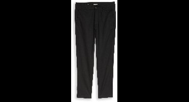 Tom Tailor Denim - TTTAPERED Relaxed chino broek met linnen - Maat XS - Black