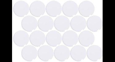 MAUL Magneet MAULpro rond 20 stuks 0,6 kg kunststof Ferriet bruchsicher erodiert lackiert Ø 2.9 x 1.1 cm wit