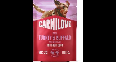 Carnilove pouch turkey / buffalo / rose petals - 12x300 gr