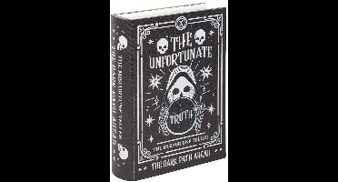 Something Different - The Misfortune Teller Book Shaped Decoratieve opbergdoos - Zwart/Wit