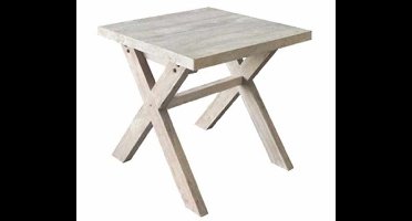 Van der Leeden Tuintafel Ibiza Cross Teak 80x80