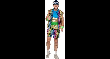 Party Outfit Regenboog Panter Heren - Maat XL-56/68