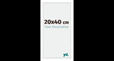 Your Decoration - Fotolijst 20x40 cm - Kunststof - Wit Hoogglans - Annecy