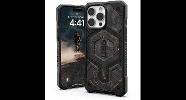 UAG Monarch Pro Backcover geschikt voor Apple iPhone 16 Pro Max - Forged Carbon