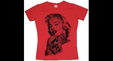 Marilyn Monroe Dames Got Attitude Girly T-shirt SH-5-15183-H15-10