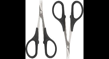 Model Craft Hobbyschaar - PSC2140 Gebogen en Rechte Plastic Schaar voor Hobby en Modelbouw - 2 Stuks Gereedschap