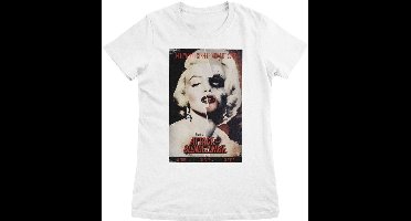Marilyn Monroe Dames-T-shirt 'In Attack Of The Blon' met zombie-print, model Girly, RD-5-MM002-DTG