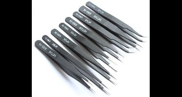 ESD-14 Precieze Pincet - Antistatisch & Schaarpunten - 12,2cm