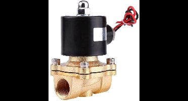 KARZO - DC 12V Solenoïde Ventiel voor Water, Lucht, Brandstof, Gas, 1/2" Normaal Gesloten Solenoïde Ventiel