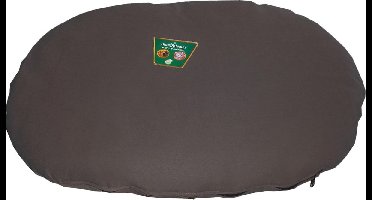 Ligkussen met rits antraciet 55 cm
