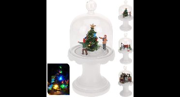 Kersthuisjebestellen - Kerstdorp in glazen stolp - B/O - leverbaar in 3 uitvoeringen