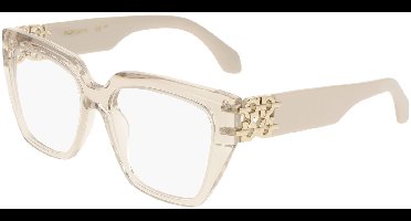 Ferragamo SF3041E Transparent beige 53/16/140 WOMAN Brilmonturen