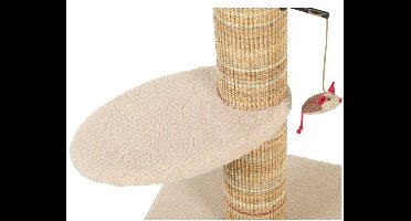 Zolux – Boréal 70 cm – Krabpaal klein – Beige – Sisal