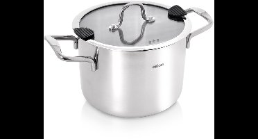 Kookpan Edelstaal met Deksel 20 cm, 4,6 l - Kookpot - Soeppan
