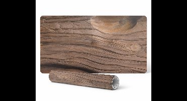 Beschermende bureauonderlegger met print van houtnerf, 100x50 cm