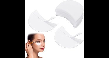 KARZO - 100 stuks oogschaduwpatches. zelfklevend. gelpads voor wimperverlengingen. oogbescherming. ter voorkoming van afval en kleuren
