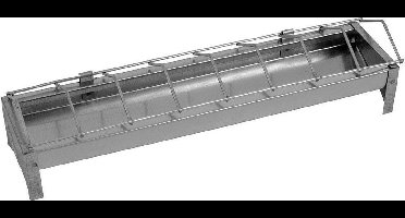 Verzinkte kuikenvoerbakken 50 centimeter
