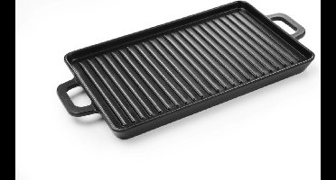 HENDI Mini grillpan Little Chef zwart melamine voor presentatie