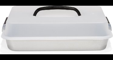 Patisse Bakvorm Silver Top Met Draagdeksel 35 x 24 cm