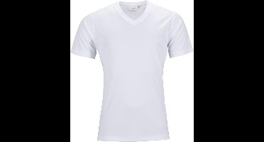 Fusible Systems - Heren Actief James and Nicholson T-Shirt met V-Hals (Wit)