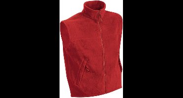 James and Nicholson Unisex Vlies Vest (Rood)