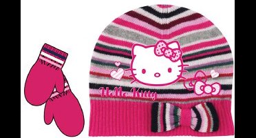 Hello Kitty Muts & Handschoenen - Maat 48