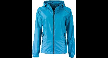 James and Nicholson Dames/Dames Regenjas (Turquoise/Ijzergrijs)
