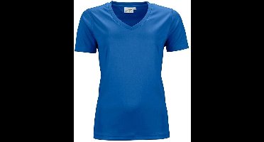 James and Nicholson Dames/dames Actief V Hals T-Shirt (Koningsblauw)