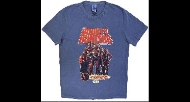 Disney Star Wars - Bounty Hunters Heren Tshirt - 2XL - Blauw