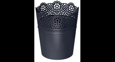 Prosperplast Kanten Pot - Antraciet 16 cm