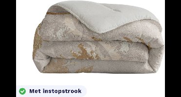 Zelesta Royalbed Japanese tree 200x200 - Dekbed zonder overtrek - met Instopstrook - Wasbaar dekbed met Vaste Overtrek - All year zomerdekbed & winterdekbed
