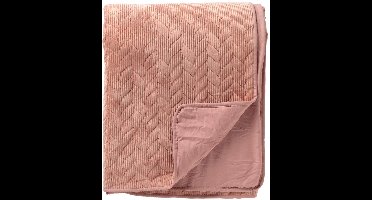 Dutch Decor - NORALY - bedsprei 240x260 cm - Cork - roze
