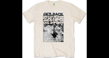 The Beatles - Rooftop Shot Heren T-shirt - 2XL - Creme