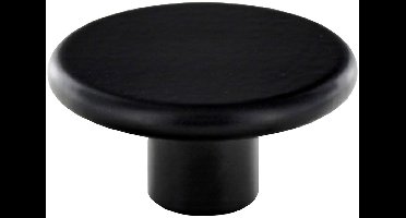 Starx Meubelknop Rond XL - Diameter 50 mm - Kleur Zwart - Materiaal Aluminium - Geschikt voor Kastmontage - Metalen Meubelgreep voor Kasten en Meubels - Model XL