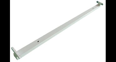 LED TL Armatuur T8 - Igia Dybolo - 150cm Dubbel - IP20 - Mat Wit - Staal