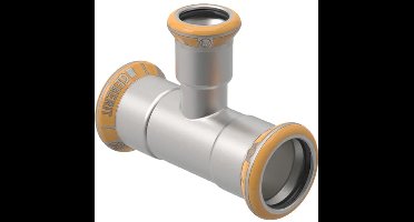 Geberit Mapress Therm T-stuk verlopend: d=88.9mm, d1=54mm, d2=88.9mm, 41240